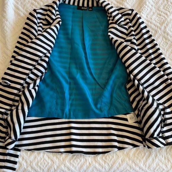 Ana Small Black White Blazer Jacket Suit Stripe - Picture 6 of 16